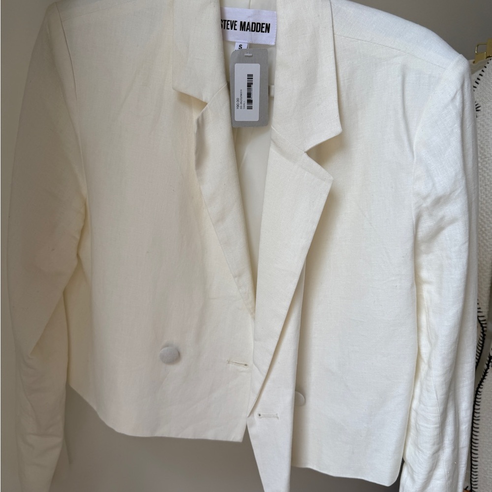 Steve Madden Women's Off-White Blazer
